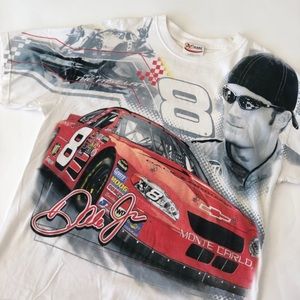 Men’s vintage Dale Earnhardt Jr s/s tee white sz L